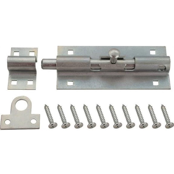 Prosource 33305ZCX-PS Barrel Bolts, Zinc, 6"