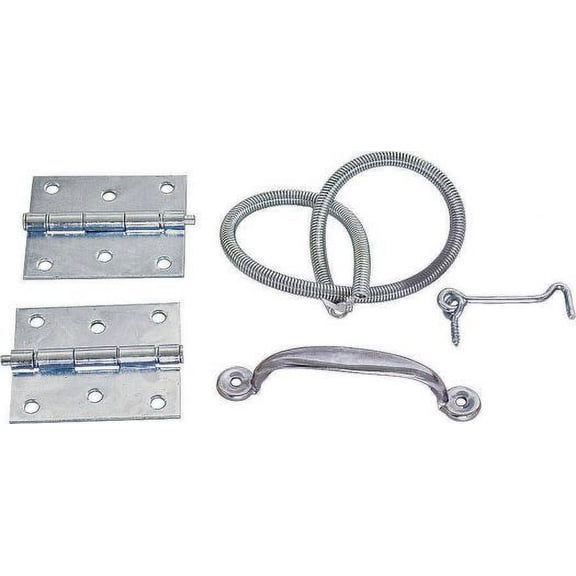Prosource 992511 Full Surface Mortise Hinge Screen Door Set - Steel, Zinc Plated