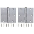 thumbnail image 1 of Prosource BH-202SC-PS Square Corner Door Hinge, Steel, Satin Chrome, 1 of 1
