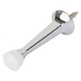 thumbnail image 1 of ProSource CL-208P-CH-PS Heavy-Duty Rigid Door Stop, 1 in Dia Base, 3 in Projection, Die-Cast Zinc & Plastic, Chrome, 1 of 1