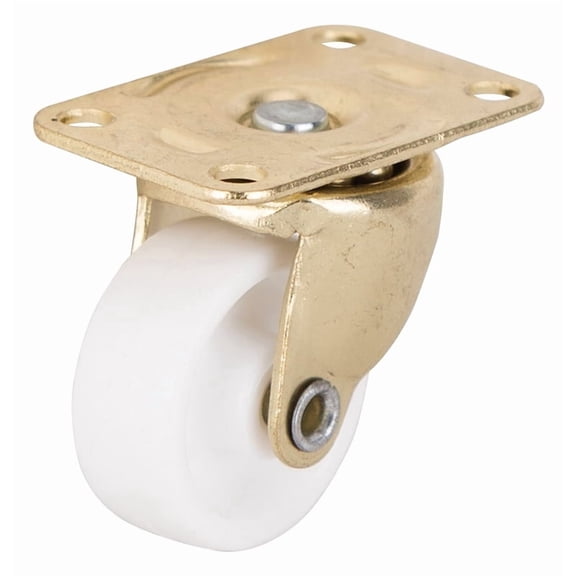 Prosource JC-B04-PS Swivel Caster, 1-1/4 in Dia Wheel, 40 lb Weight Capacity, Plastic Wheel