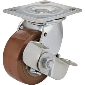 Prosource JC-P04 Swivel Caster, 5 in Dia x 2 in W Wheel, 450 lb Weight Capacity, Polyurethane Wheel