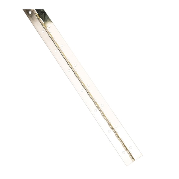 Prosource LR-037-PS Continuous Hinge, Steel, Nickel