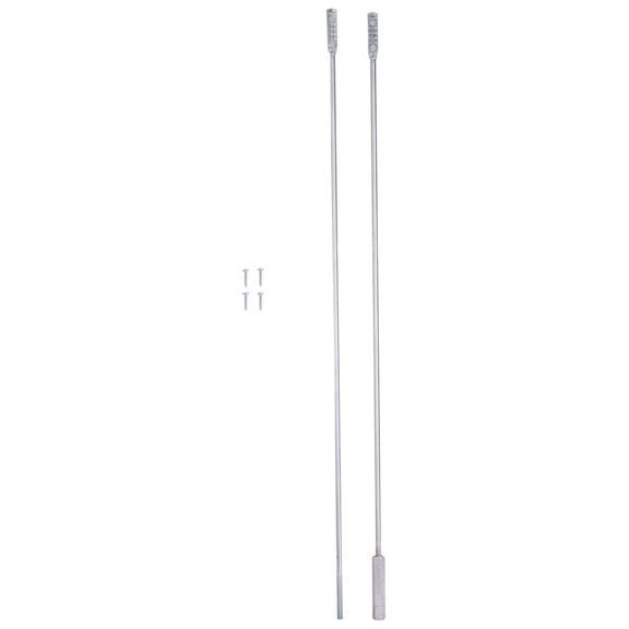 Prosource LR-105-PS Storm/Screen Door Braces, Steel, 42"