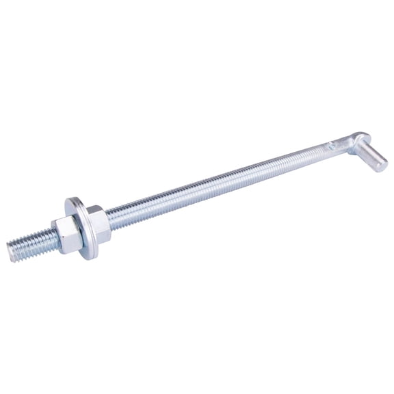 Hook Bolt Steel 5/8x12in Zinc