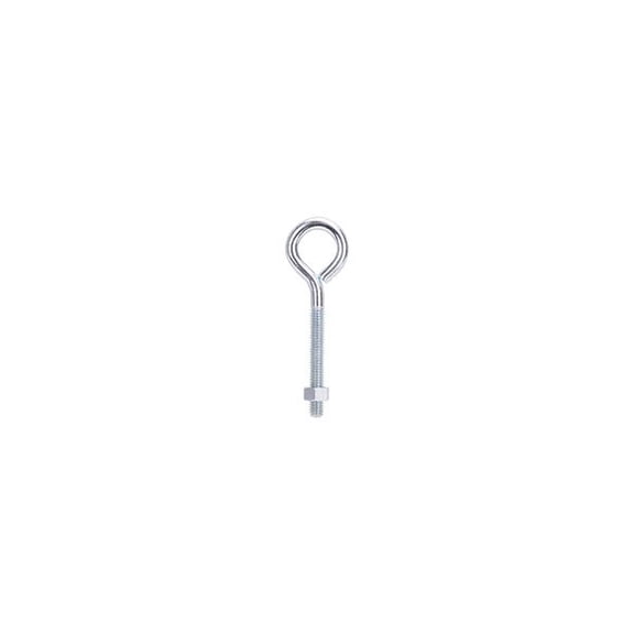 Prosource LR278 Eye Bolt, 5/16 in Thread, 5/16 in Dia Eye, Steel, Zinc 10 Pack