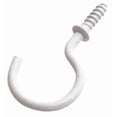 thumbnail image 1 of Prosource Ph-122236-Ps Cup Hooks, Projection 7/8", White Vinyl Coated, 1 of 1