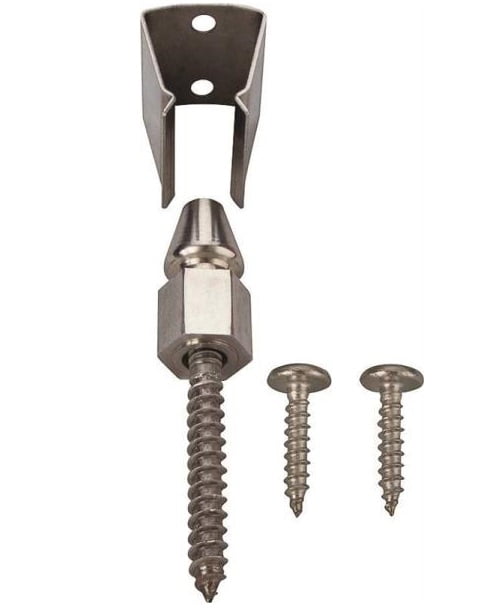 Prosource SHS13PS Shutter Acorn Holdbacks, Black Powder Coated