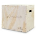 thumbnail image 1 of ProsourceFit 3-in-1 Wood Plyometric Jump Box for Plyo & Agility Workouts, 1 of 7