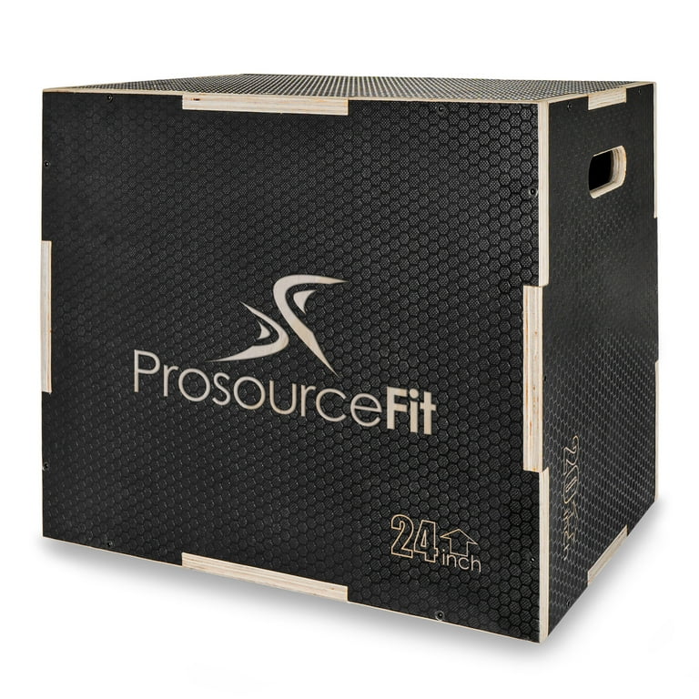 Free Shipping ProsourceFit 3 in 1 Wood Plyometric Jump Box for Cross Training Agility Walmart