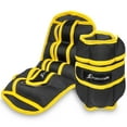 thumbnail image 1 of ProsourceFit Adjustable Ankle Weight Set of 2-15 lb, 10 lb, & 7 lb, 1 of 7