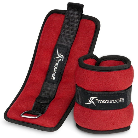 ProsourceFit Ankle Weights Set of 2 with Adjustable Comfort Fit