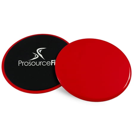 ProsourceFit Core Sliders Exercise Sliding Discs, Dual-Sided Set of 2 Core Gliders for Use on Any Surface at Home or Gym for Full-Body Workouts (choose your color) price history and forecast - Prosourcefit ps-1185-rcs-red