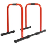 ProsourceFit Dip Stand Station Body Press Bar with Safety Connector