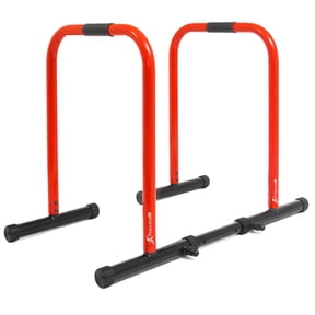 ProsourceFit Dip Stand Station Body Press Bar with Safety Connector