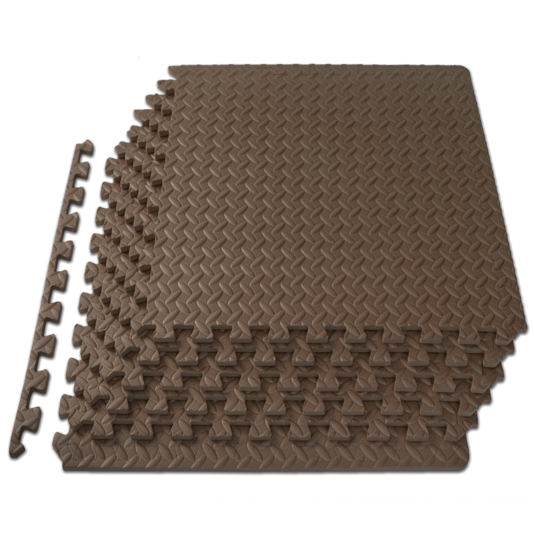 ProsourceFit Puzzle Exercise Mat 1 2 Thick EVA Foam Interlocking Tiles Walmart