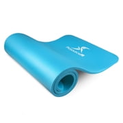 ProsourceFit Extra Thick Yoga and Pilates Mat 1/2-inch or 1-inch Thick for Fitness