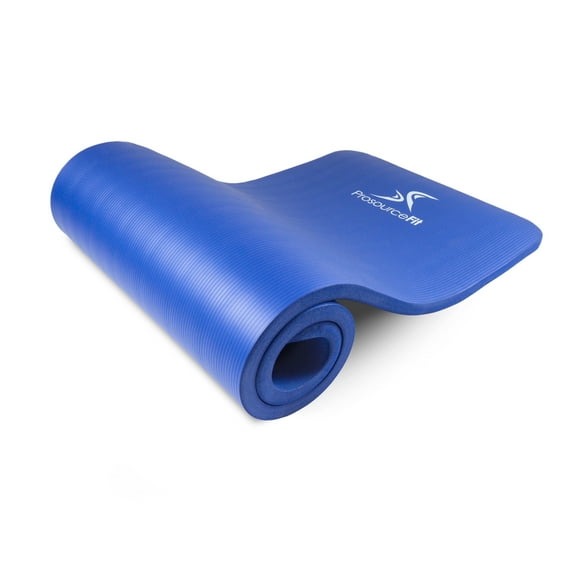 ProsourceFit Extra Thick Yoga and Pilates Mat 1/2-inch or 1-inch Thick for Fitness