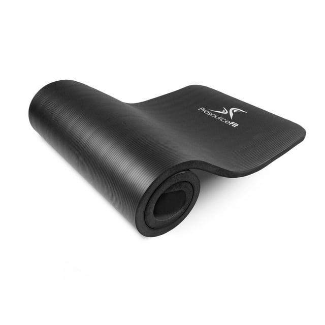 ProsourceFit Extra Thick Large Exercise Yoga and Pilates Mat, 1in Non
