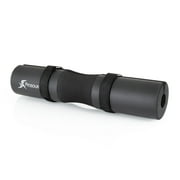 ProsourceFit Foam Barbell Pad with Straps for Squats, Lunges, and Hip Thrusts