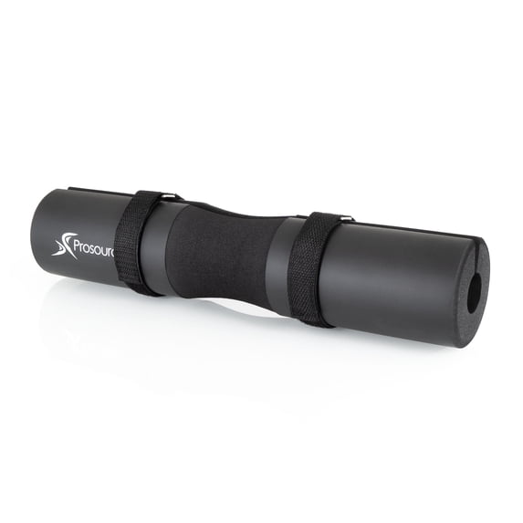 ProsourceFit Foam Barbell Pad with Straps for Squats, Lunges, and Hip Thrusts
