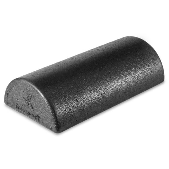 ProsourceFit High Density Half-Round Foam Rollers 12”, 18", 36" Black
