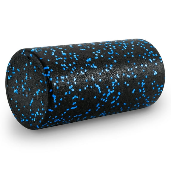 ProsourceFit High Density Speckled Black Foam Roller for Myofascial Release, Trigger Point Massage, and Muscle Therapy