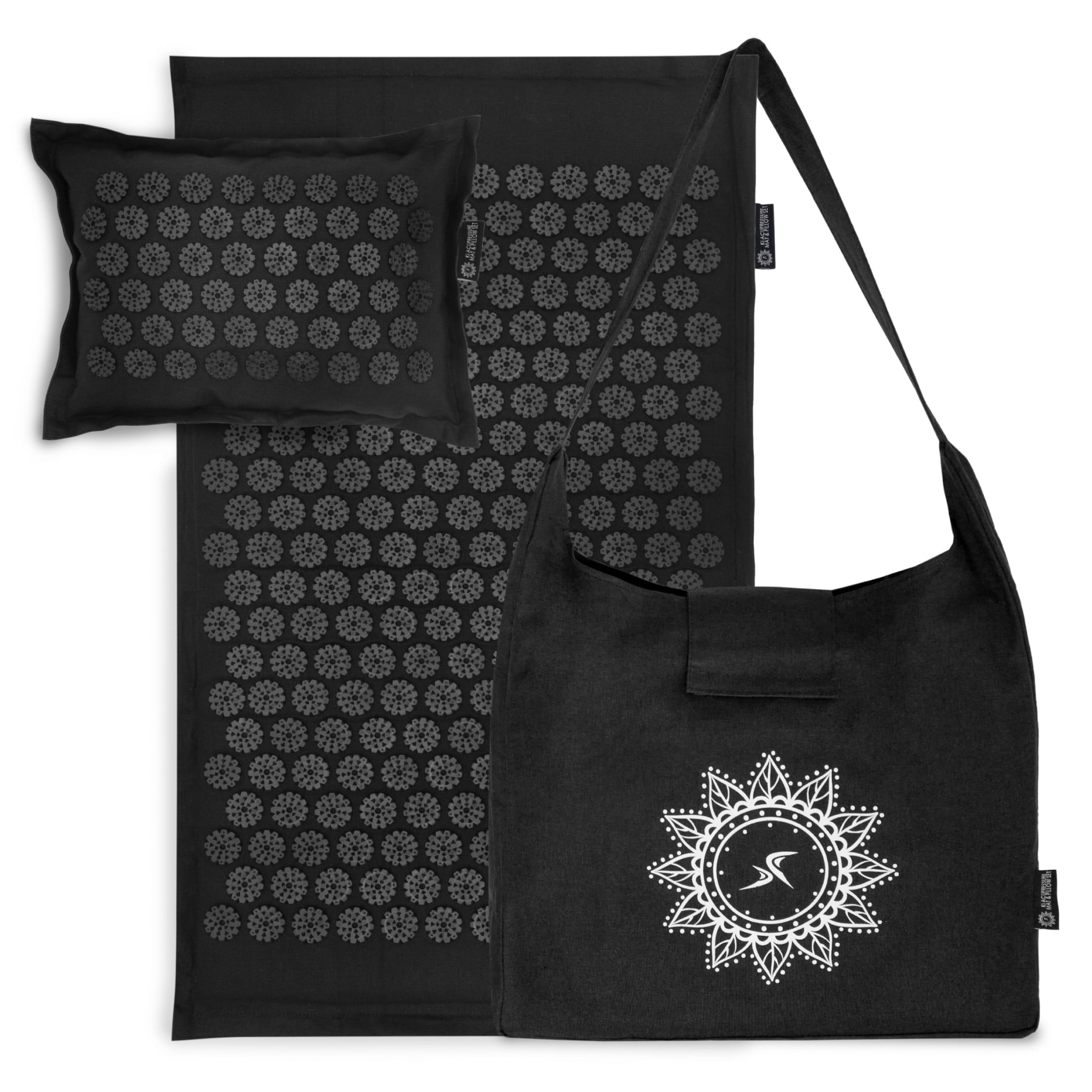 ProsourceFit Ki Acupressure Mat and Pillow Set for Relieving Back/Neck Pain