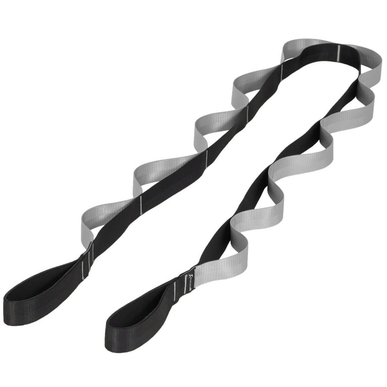 ProsourceFit Multi-Loop Nylon Stretching Strap, 12 Loops, Physical