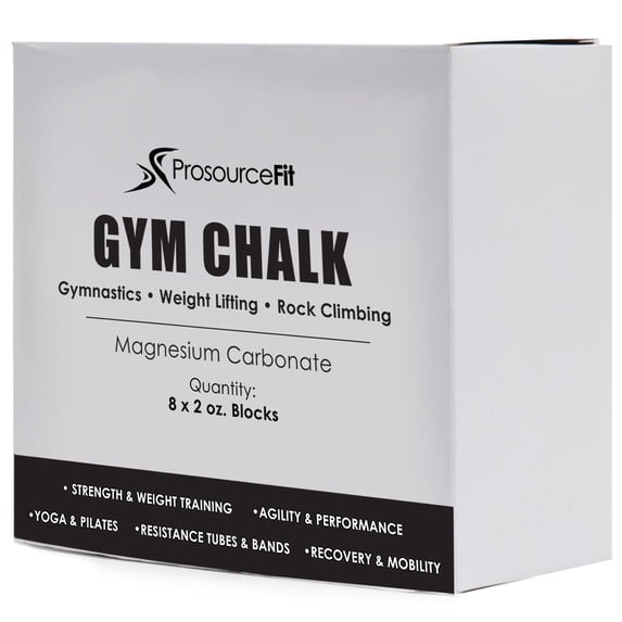 ProsourceFit Professional Grade Gym Chalk for Weightlifting; 1lb (8 Blocks)
