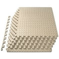 thumbnail image 1 of ProsourceFit Puzzle Exercise Mat, 1/2" Thick EVA Foam Interlocking Tiles, 1 of 7