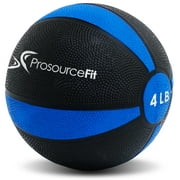 ProsourceFit Rubber Medicine Ball, 4 lb