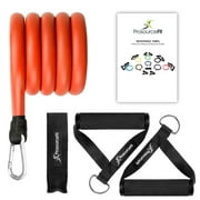 ProsourceFit Single Stackable Resistance Bands with Door Anchor and Exercise Guide, 8-12 lb