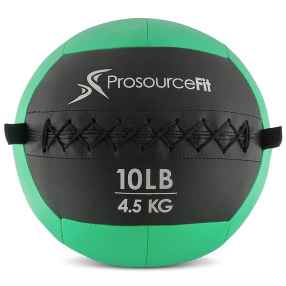 ProsourceFit Soft Medicine Balls with Color-Coded Weights, 10 lb
