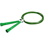 ProsourceFit Speed Jump Rope 10" Adjustable Length with Plastic Handles, Green