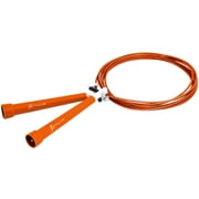 ProsourceFit Speed Jump Rope 10" Adjustable Length with Plastic Handles, Orange