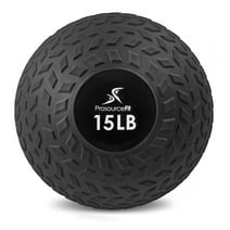 ProsourceFit Tread Slam Ball 15 lb, Black