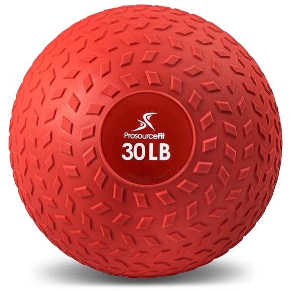 ProsourceFit Tread Slam Medicine Balls w/ Ultra Grip for Weighted Workouts, 30 lb