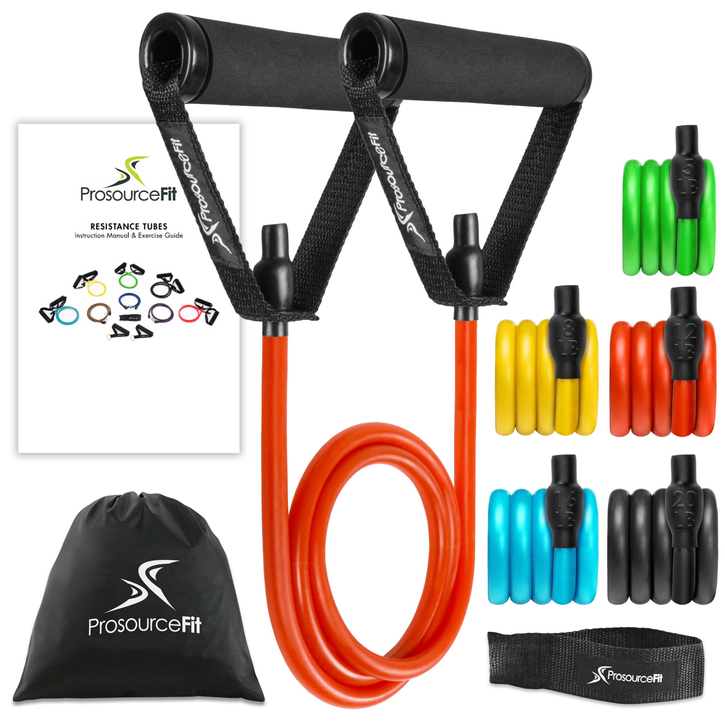 SPRI Braided Xertube Resistance Tube - Light - Walmart.com