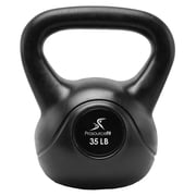 ProsourceFit Vinyl Coated Cast Iron Kettlebells 10-35 lb for Home Gym