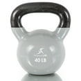 thumbnail image 1 of ProsourceFit Vinyl Coated Cast Iron Kettlebells Color Coded 5 - 45 lb, 1 of 5