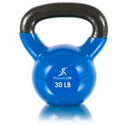 ProsourceFit Vinyl Coated Cast Iron Kettlebells Color Coded 5 - 45 lb