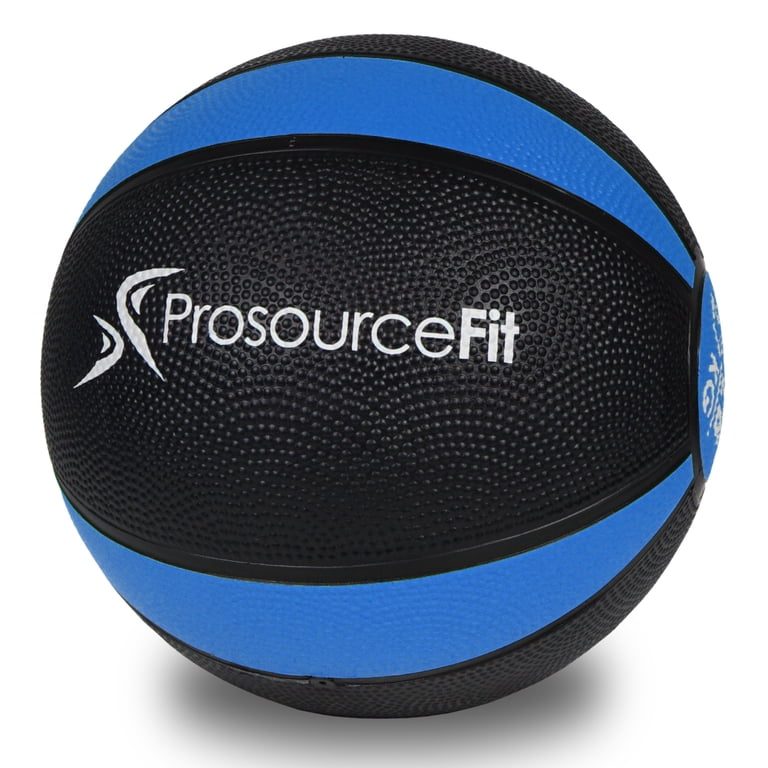 ProsourceFit Weighted Medicine Ball 4 lb, Textured Rubber Grip