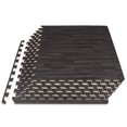 thumbnail image 1 of ProsourceFit Wood-Grain Puzzle Mat, 1/2" Thick EVA Foam Interlocking Floor Tiles, 1 of 7