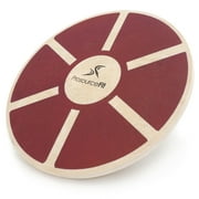 ProsourceFit Wooden Balance Board Core Non-Slip Wobble Trainer