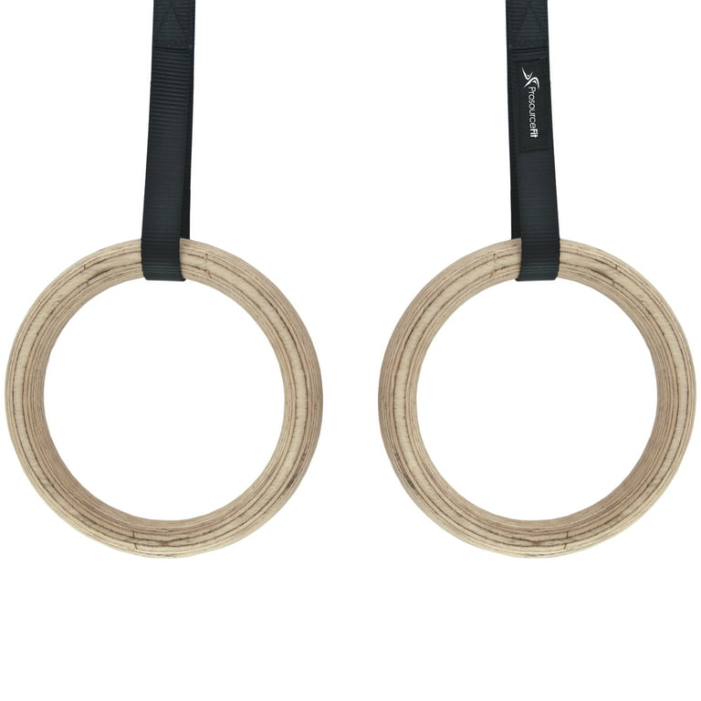 Wood Gymnastic Rings 1.25, Rep Fitness