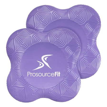 ProsourceFit Yoga Knee Support Pads (Set of 2), Knee Pad for Balance and Stability