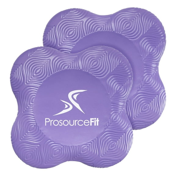 ProsourceFit Yoga Knee Support Pads (Set of 2), Knee Pad for Balance and Stability