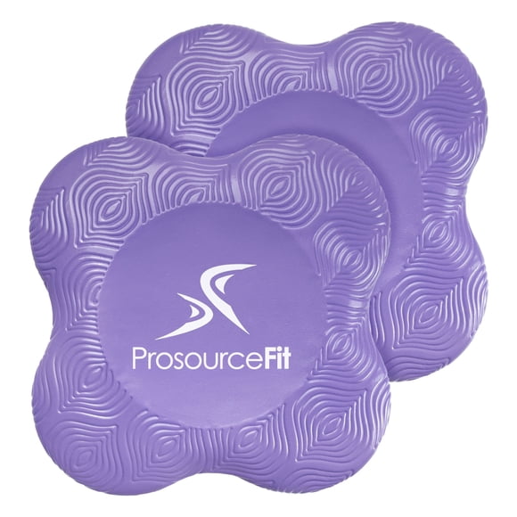 ProsourceFit Yoga Knee Support Pads (Set of 2), Knee Pad for Balance and Stability