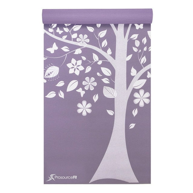 ProsourceFit Yoga Mats 3/16 in (5mm) Thick w/ Exclusive Printed Designs